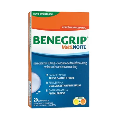 Benegrip Multi Noite com 12 Comprimidos_1