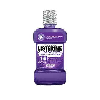 Antisséptico Bucal Listerine Cuidado Total Menta Fresca 250ml_1