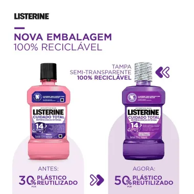 Antisséptico Bucal Listerine Cuidado Total Menta Fresca_2