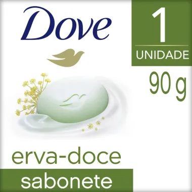 Sabonete em Barra Dove Erva-Doce e Camomila 90g