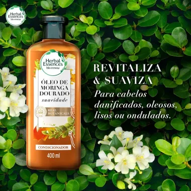 Condicionador Herbal Essences Bio:Renew Golden &Oacute;leo de Moringa 400ml