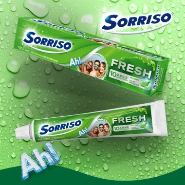 Creme Dental Sorriso Fresh Hortelã Explosion com 90g