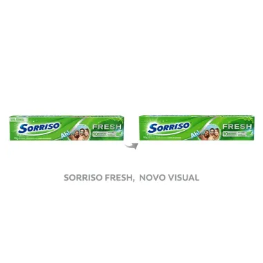 Creme Dental Sorriso Fresh Hortelã Explosion com 90g