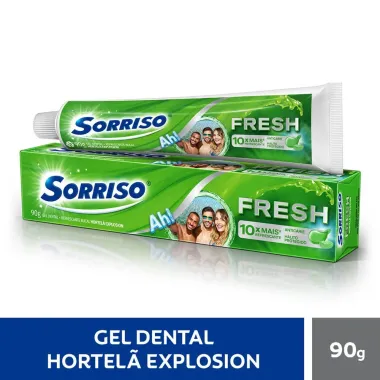 Creme Dental Sorriso Fresh Hortelã Explosion com 90g