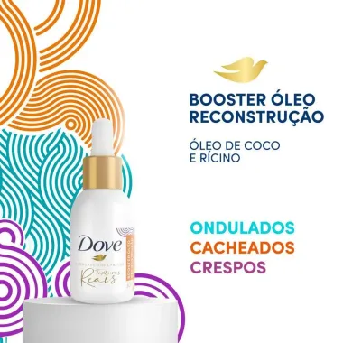 Booster Dove Texturas Reais Óleo Reconstrução 30ml