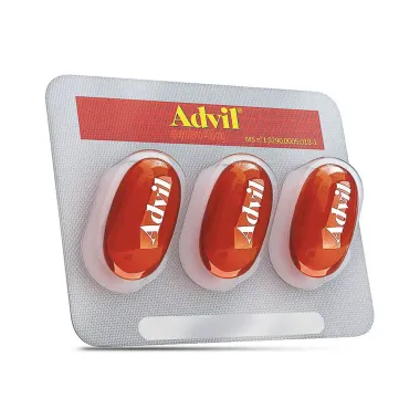 Advil 400mg Ibuprofeno com 3 Cápsulas Líquidas