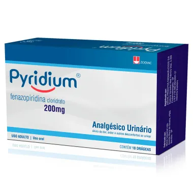 Pyridium 200mg com 18 Drágeas