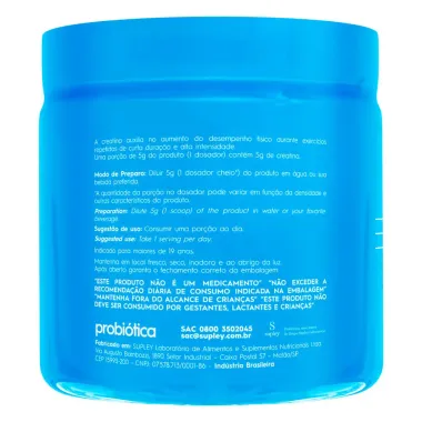 Creatina Probiotica P&oacute; com 100g