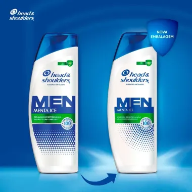 Shampoo Head & Shoulders Men Menthol Sport com 200ml