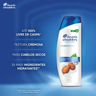 Shampoo Head & Shoulders Hidrata&ccedil;&atilde;o 200ml