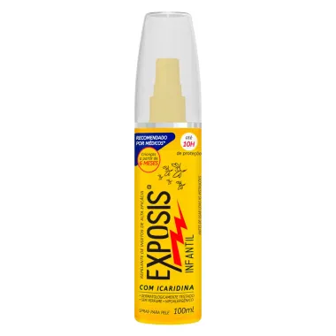 Repelente Infantil Exposis Spray com 100ml Frente