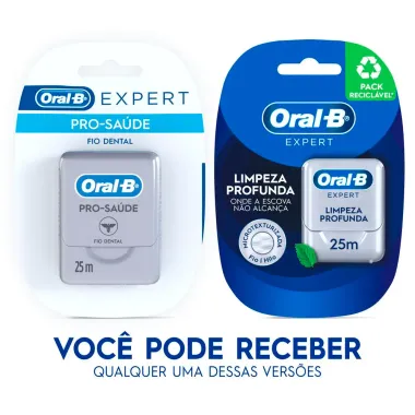 Fio Dental Oral B Pro Saúde com 25m com 1 Unidade