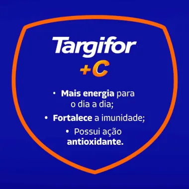 Targifor C 500mg Vitamina C + Arginina com 60 Comprimidos Revestidos