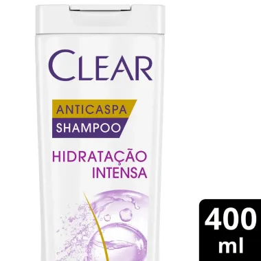 Shampoo Anticaspa Clear Women Hidratação Intensa 400ml