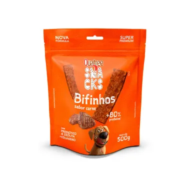 Quatree Snacks Bifinho Sabor Carne 500g