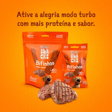 Quatree Snacks Bifinho Sabor Carne 500g