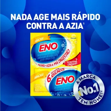 Sal de Fruta Eno Sabor Abacaxi com 2 Envelopes de 5g cada