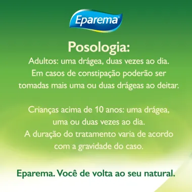 Eparema Drágeas com 20 Unidades Posologia