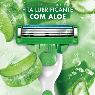 Aparelho de Barbear Gillette Mach3 Sensitive com 1 Unidade + 1 Carga