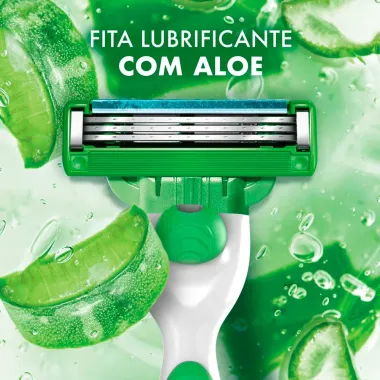 Aparelho de Barbear Gillette Mach3 Sensitive com 1 Unidade + 1 Carga