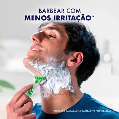 Aparelho de Barbear Gillette Mach3 Sensitive com 1 Unidade + 1 Carga
