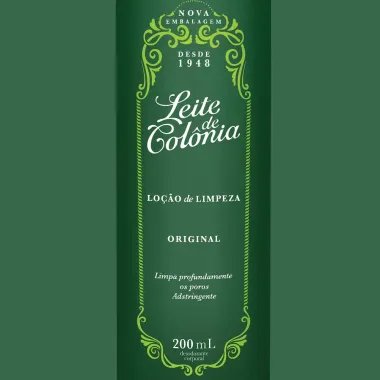 Loção de Limpeza Leite de Colônia Original 200ml