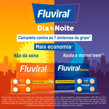 Fluviral Dia com 20 Comprimidos