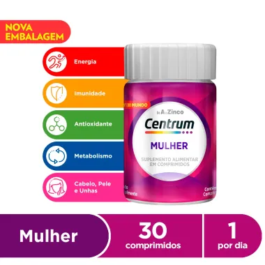 Centrum Essentials Mulher com 30 Comprimidos