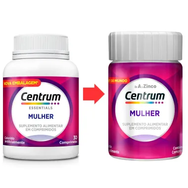Centrum Essentials Mulher com 30 Comprimidos