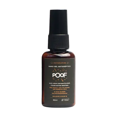 Nano Gel Antisséptico Poof com Cobre Nanopariculado 30ml