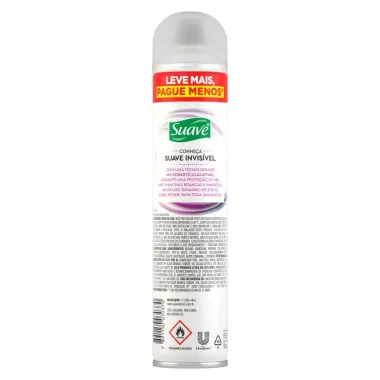 Desodorante Suave Invisível Aerossol Antitranspirante 48h 200ml