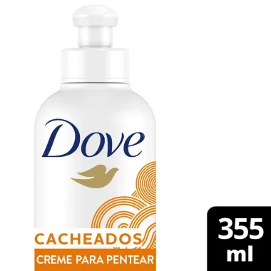 Creme de Pentear Dove Texturas Reais Cabelos Cacheados 355ml