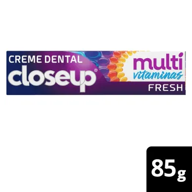 Creme Dental Closeup Multi Vitaminas +12 Benefícios Fresh 85g