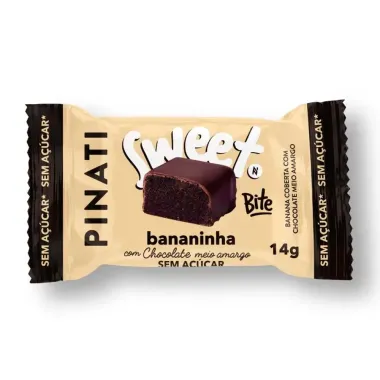 Bombom Pinati Sweet Bite Banana Sem Açúcar 14g