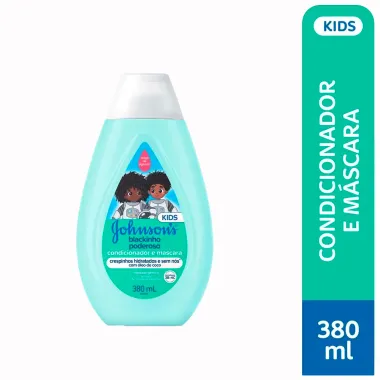 Condicionador e Máscara Johnson's Kids Blackinho Poderoso 380ml