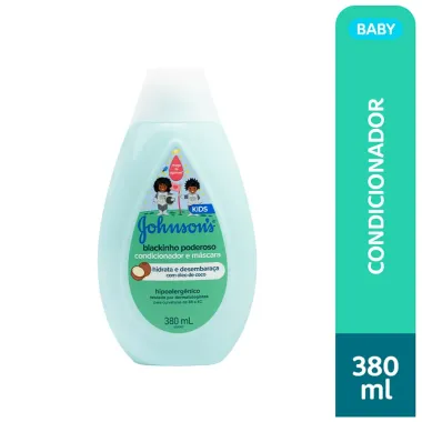 Condicionador e Máscara Johnson's Kids Blackinho Poderoso 380ml