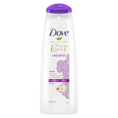 Shampoo Dove Texturas Reais Cabelos Crespos 355ml