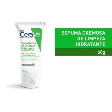 CeraVe Espuma Cremosa de Limpeza Hidratante 60g