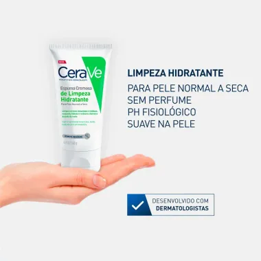 CeraVe Espuma Cremosa de Limpeza Hidratante 60g