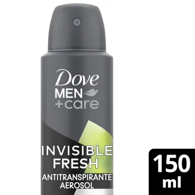 Desodorante Dove Men + Care Invisible Fresh Aerosol Antitranspirante 72h com 150ml