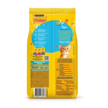 Ração para Gatos Friskies Filhotes Sabor Frango, Cenoura e Leite com 1kg