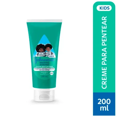 Creme para Pentear Johnson's Kids Blackinho Poderoso 200ml