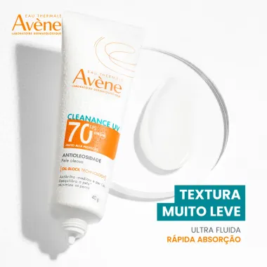 Protetor Solar Avène Cleanance UV Antioleosidade FPS 70 40g