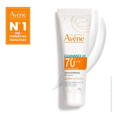 Protetor Solar Av&egrave;ne Cleanance UV Antioleosidade FPS 70 40g
