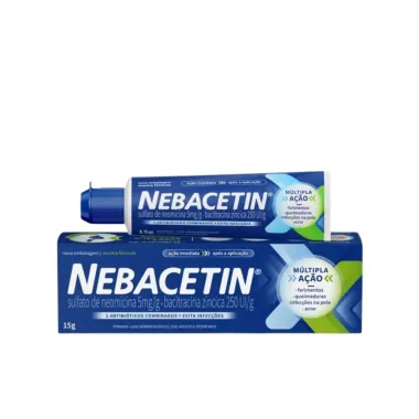 Nebacetin Pomada com 15g
