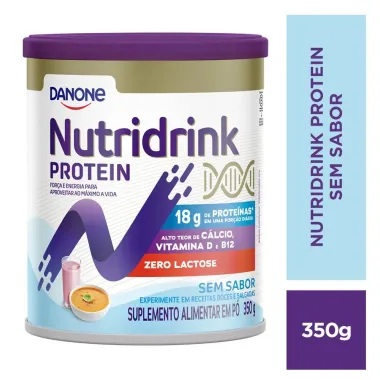 Nutridrink Protein Sem Sabor Zero Lactose 350g