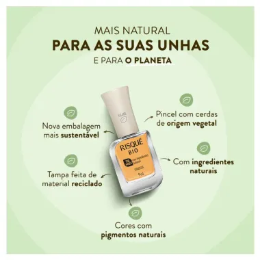 Esmalte Risqué Bio Cor Girassol 9ml