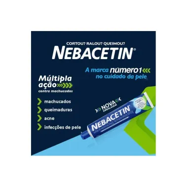 Nebacetin Pomada com 50g