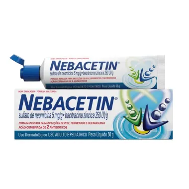 Nebacetin Pomada com 50g