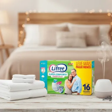 Fralda Calça Lifree Super Conforto Tamanho P/M com 16 Unidades